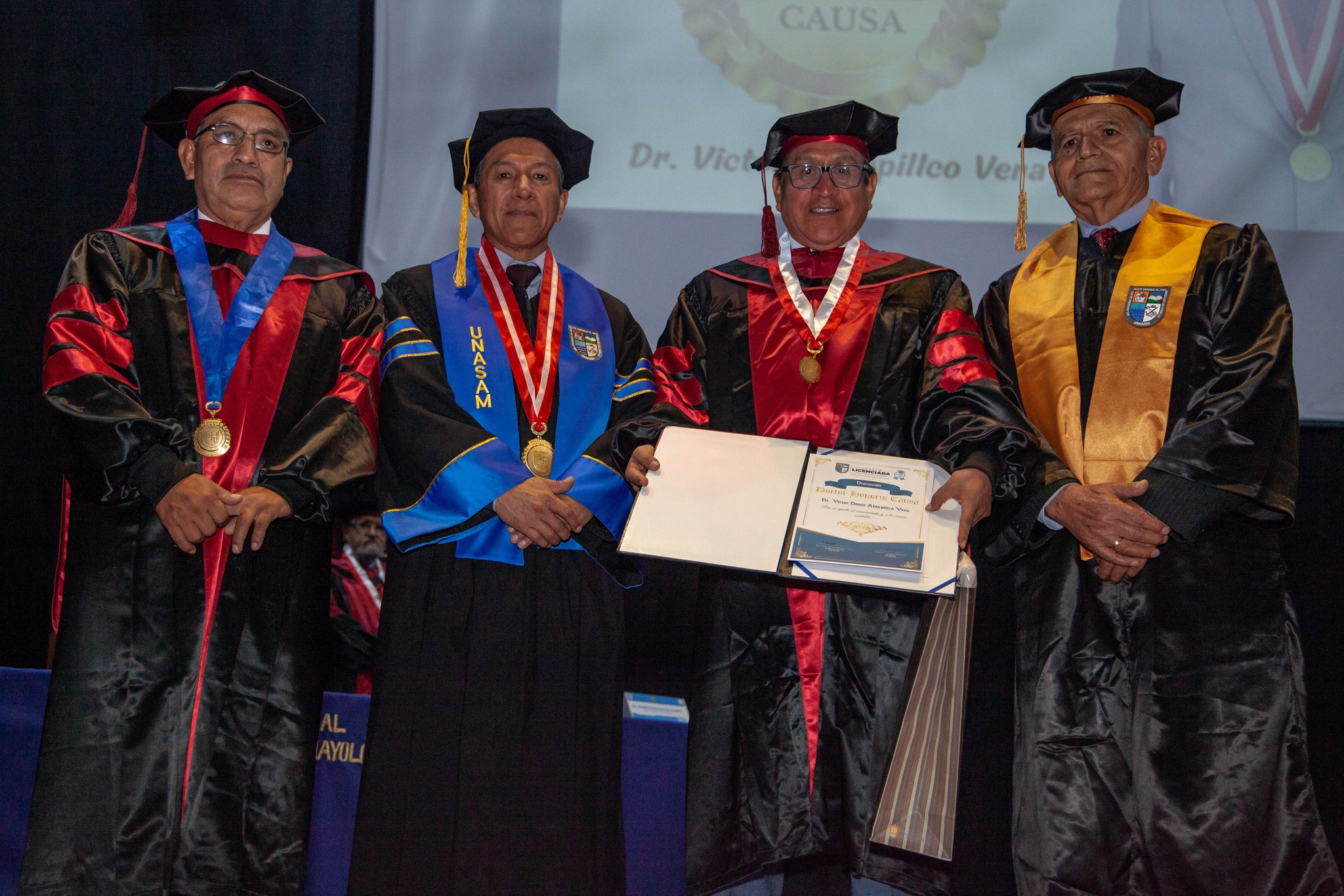 ?▶️ UNASAM OTORGÓ DISTINCIÓN DE DOCTOR HONORIS CAUSA A DESTACADOS PROFESIONALES