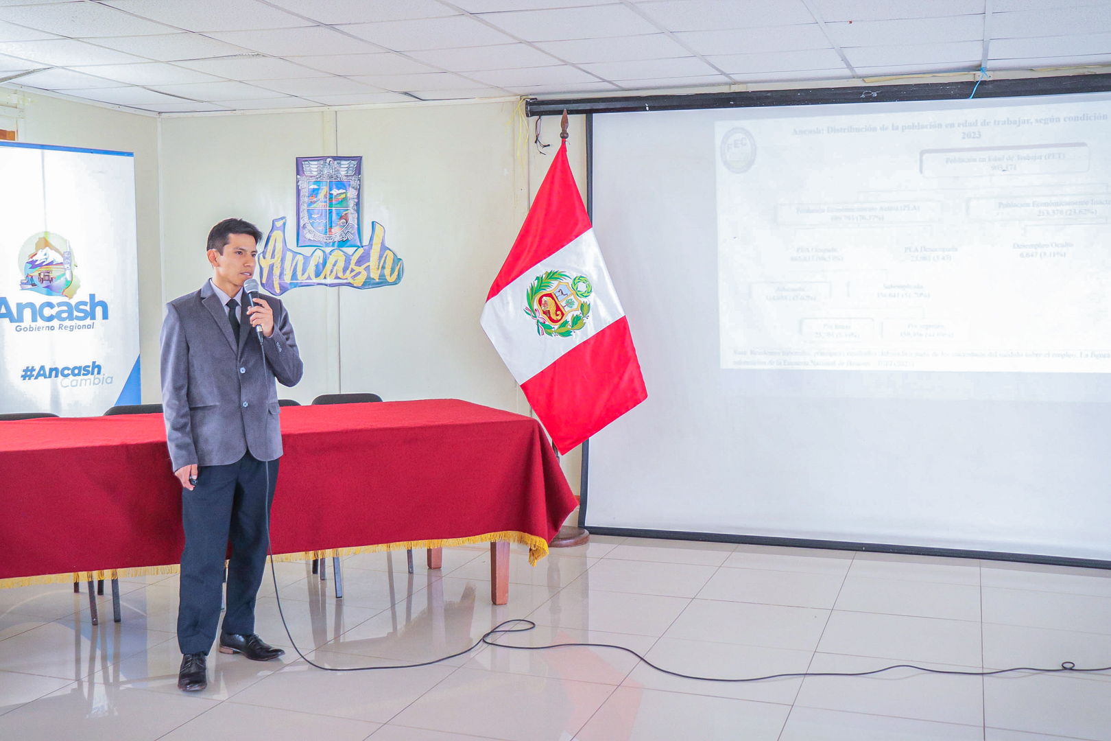 ?▶️ PRESENTACIÓN DE INDICADORES ECONÓMICOS Y SOCIALES DE LA REGIÓN ÁNCASH POR PARTE DE ESTUDIANTES DE ECONOMIA DE LA UNASAN